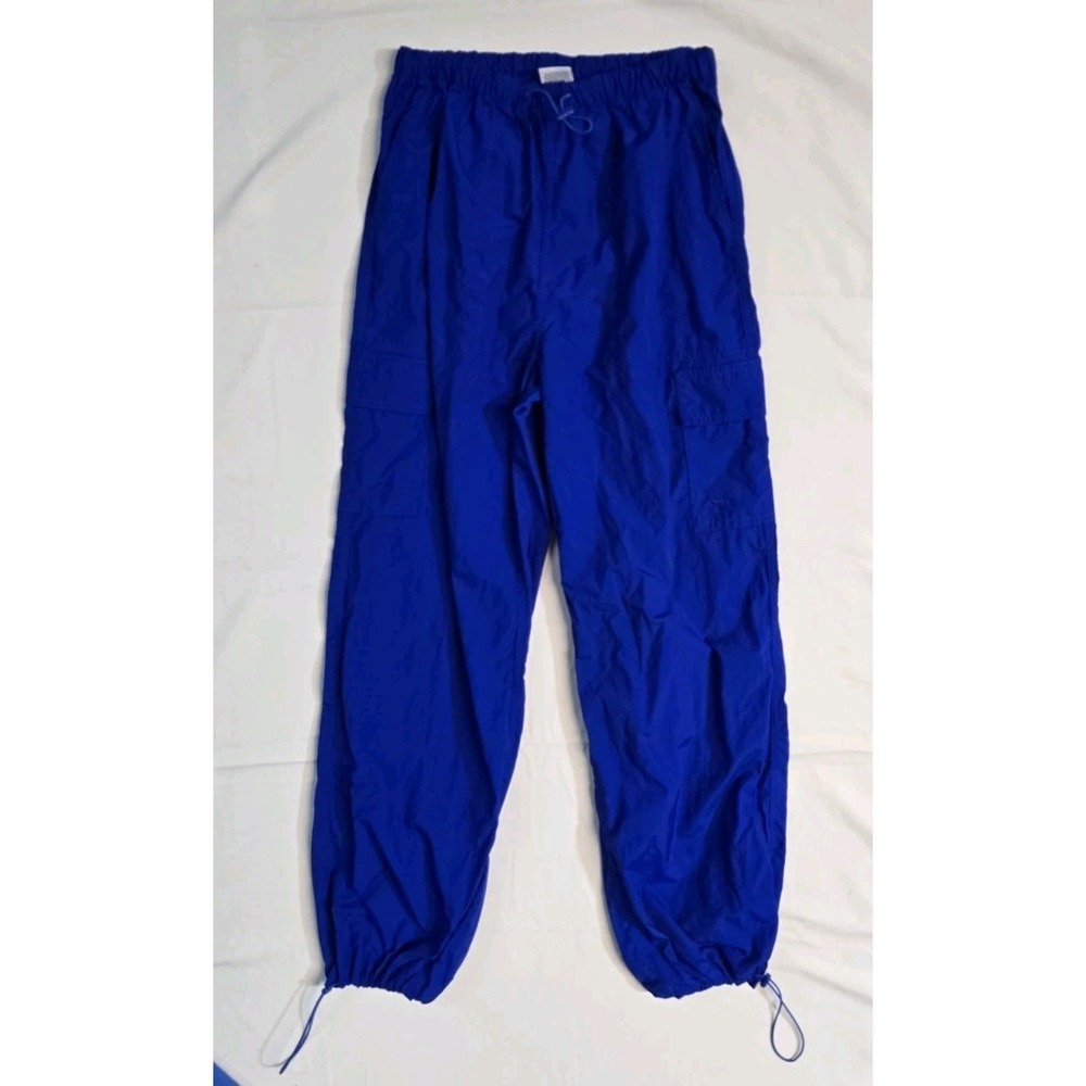 PINK Victoria's Secret Women's Cargo Pants Tapered XS Blue Drawstrings